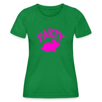 Party - Women's Functional T-Shirt - kelly green - Front - AI Model Female 172 dark (172cm)
