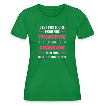 Crane - Frauen Funktions-T-Shirt - Kelly Green - Vorne - AI Model Female 172 dark (172cm)
