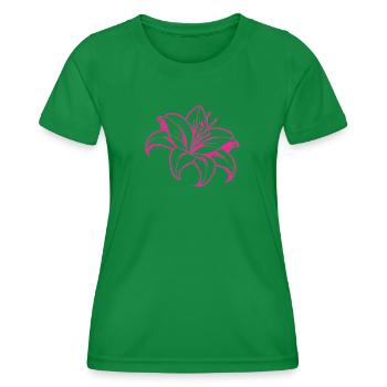 Fleur de lys - T-shirt sport Femme - vert - Devant - AI Model Female 172 dark (172cm)