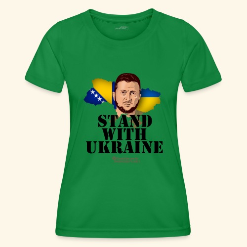 Ukraine Bosnien und Herzegowina - Frauen Funktions-T-Shirt