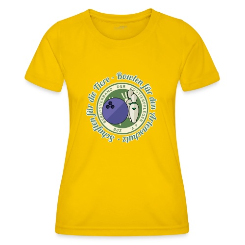 Bowling für den Artenschutz - Frauen Funktions-T-Shirt