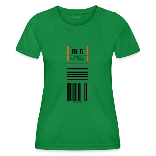 Flughafen Rostock - RLG - Frauen Funktions-T-Shirt