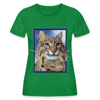 Lynx - Women's Functional T-Shirt - kelly green - Front - AI Model Female 172 dark (172cm)