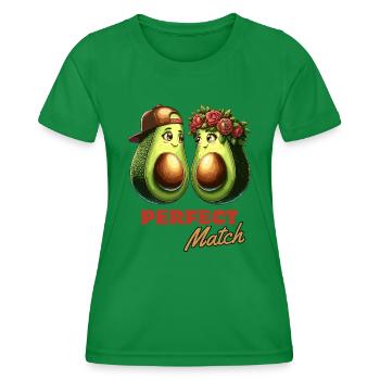 Avocado Perfect Match - Frauen Funktions-T-Shirt - Kelly Green - Vorne - AI Model Female 172 dark (172cm)
