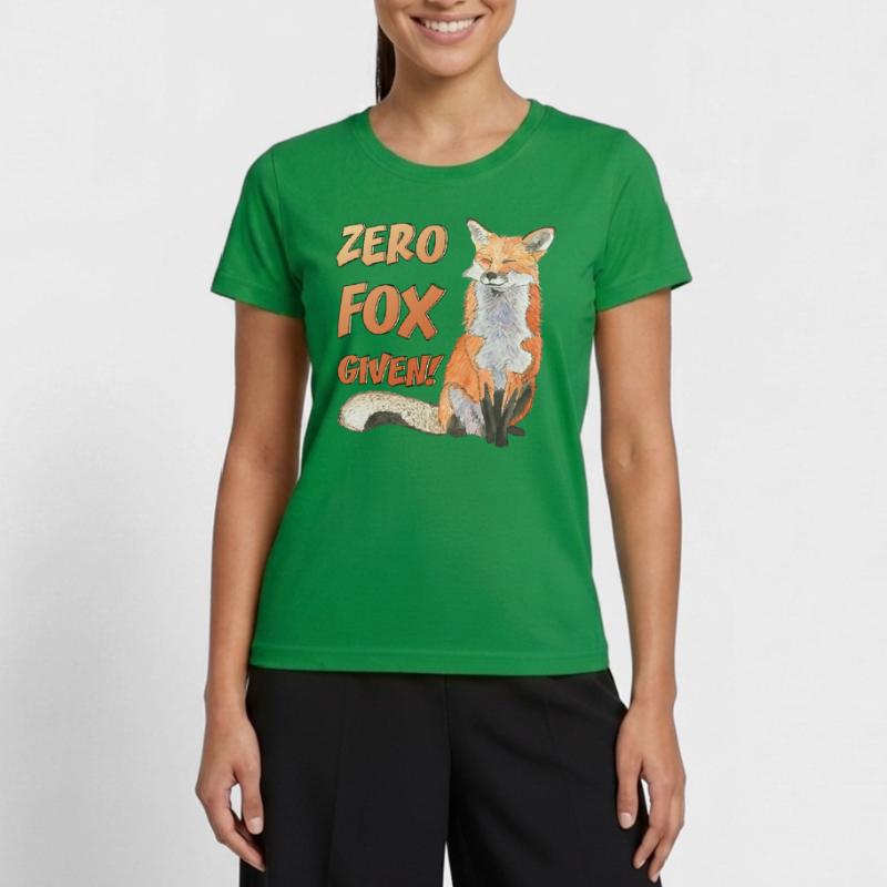Zero Fox given No Fox given cute fox Women's Functional T-Shirt