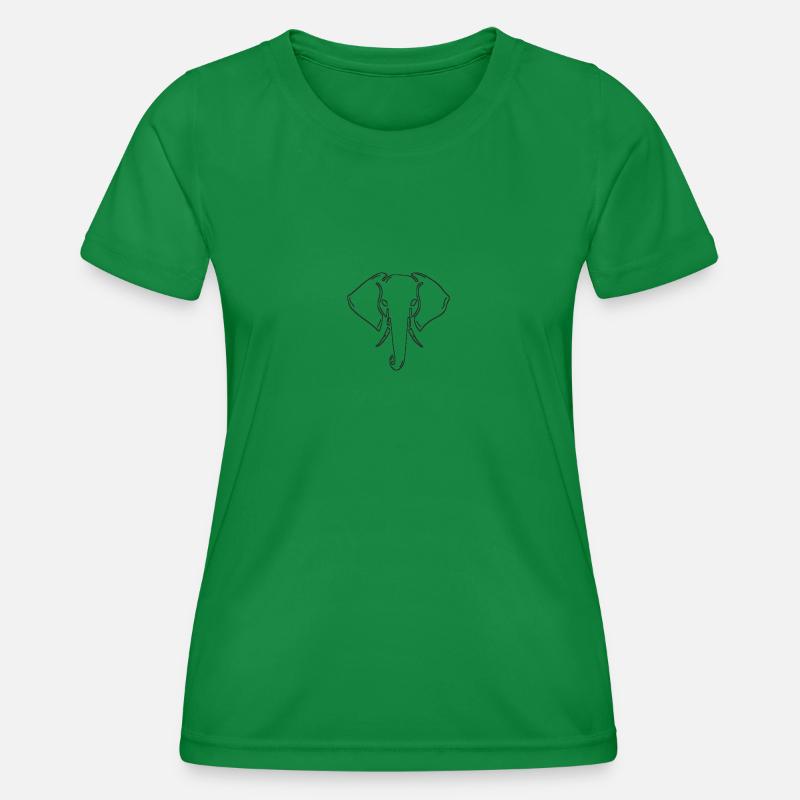 Elephant - Women's Functional T-Shirt - kelly green