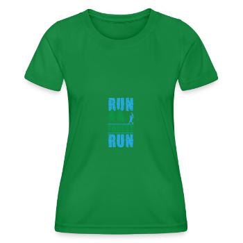Holz Kettensäge Holzfäller Axt Brennholz Wald Säge - Frauen Funktions-T-Shirt - Kelly Green - Vorne - AI Model Female 172 dark (172cm)