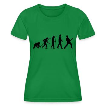 evolution_rocks_032012_a1c - T-shirt sport Femme - vert - Devant - AI Model Female 172 dark (172cm)