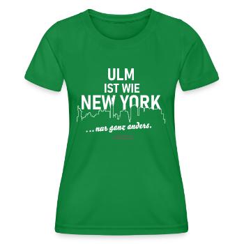 Ulm - Frauen Funktions-T-Shirt - Kelly Green - Vorne - AI Model Female 172 dark (172cm)