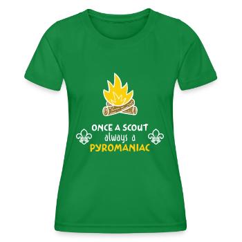 Scout always! - Women's Functional T-Shirt - kelly green - Front - AI Model Female 172 dark (172cm)