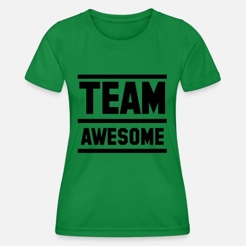 team_awesome Maglietta sportiva per donna