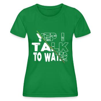 Cool Natation Triathlon Vélo Aquatique Maillots de bain - T-shirt sport Femme - vert - Devant - AI Model Female 172 dark (172cm)