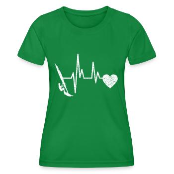 Windsurfer Surf Kitesurfer Windsurfer Windsurfing Cadeau - T-shirt sport Femme - vert - Devant - AI Model Female 172 dark (172cm)