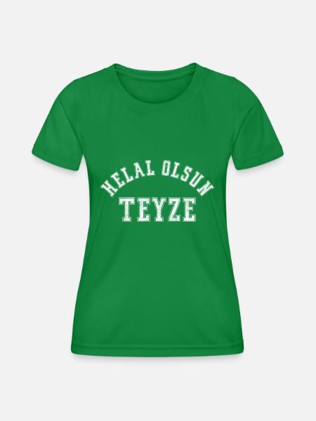 Helal Olsun Teyze - Frauen Funktions-T-Shirt - Kelly Green