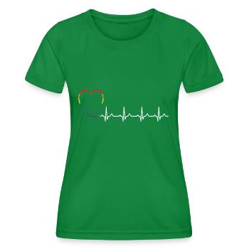 LGBT puls Cadeau Sentence Pride Droits - T-shirt sport Femme - vert - Devant - AI Model Female 172 dark (172cm)