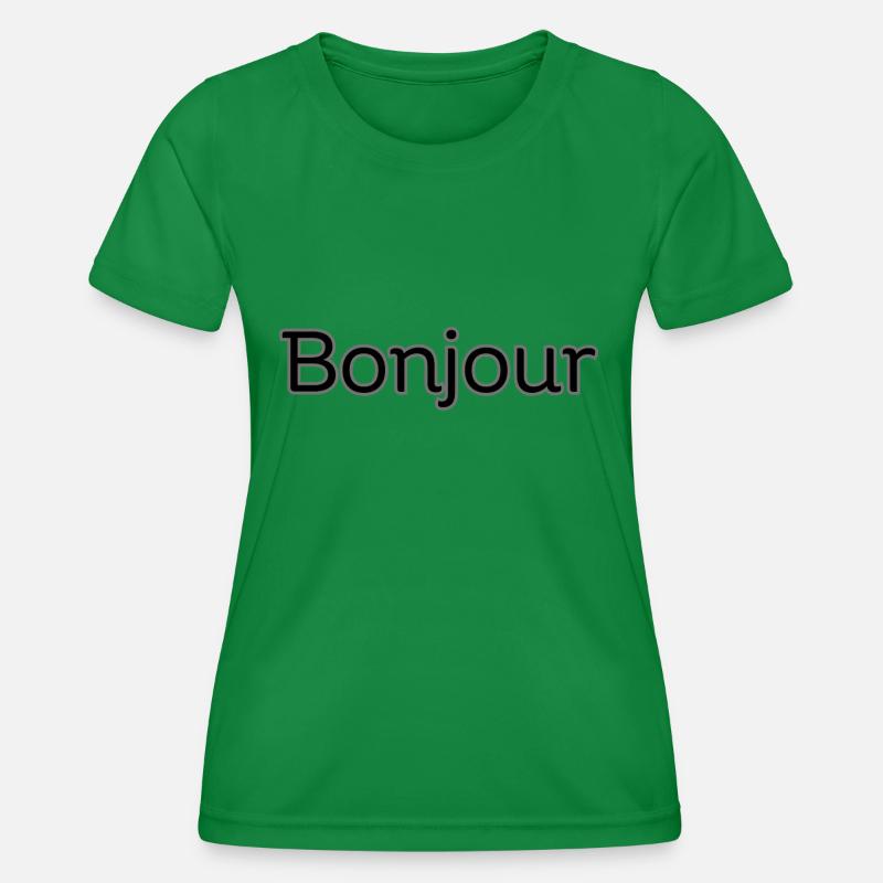 Hello - Women's Functional T-Shirt - kelly green