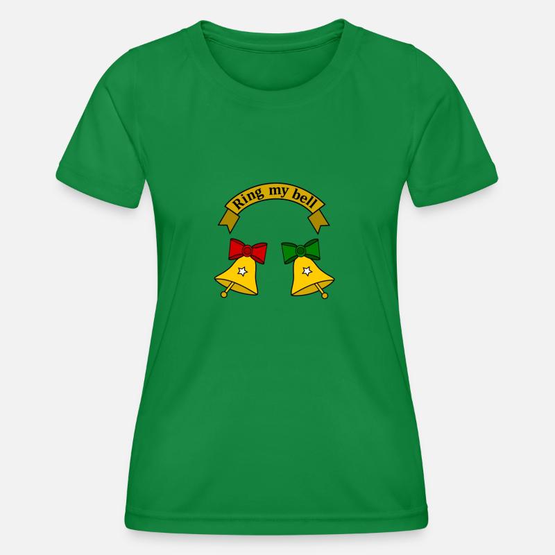 Ring my bell - Women's Functional T-Shirt - kelly green