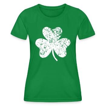 Trèfle - T-shirt sport Femme - vert - Devant - AI Model Female 172 dark (172cm)