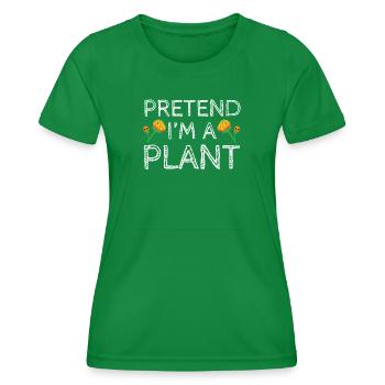 Plantes Plantes Green Thumb Jardinier - T-shirt sport Femme - vert - Devant - AI Model Female 172 dark (172cm)