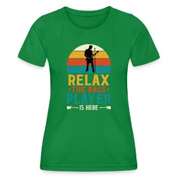 Guitariste Guitariste Guitariste Guitariste Musiciens Musique - T-shirt sport Femme - vert - Devant - AI Model Female 172 dark (172cm)