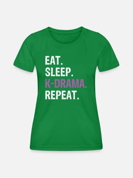 K-Drama Kdrama Korea Südkorea Seoul K-Drama - Frauen Funktions-T-Shirt - Kelly Green