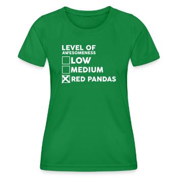 Panda Rouge Cadeau Panda Rouge - T-shirt sport Femme - vert - Devant - AI Model Female 172 dark (172cm)