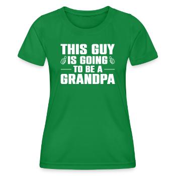 Opa Geschenkidee Opa weiß alles Spruch Großvater - Frauen Funktions-T-Shirt - Kelly Green - Vorne - AI Model Female 172 dark (172cm)