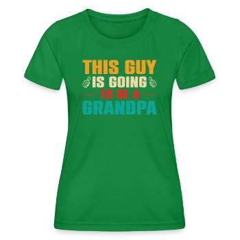 Opa Geschenkidee Opa weiß alles Spruch Großvater - Frauen Funktions-T-Shirt - Kelly Green - Vorne - AI Model Female 172 dark (172cm)