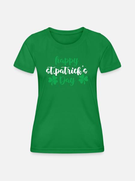 St. Patricks Day - Frauen Funktions-T-Shirt - Kelly Green
