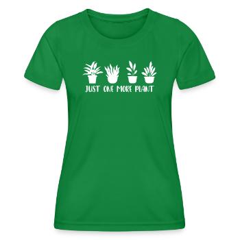 Hobby gardeners, fruit and vegetable gardeners - Women's Functional T-Shirt - kelly green - Front - AI Model Female 172 dark (172cm)