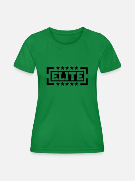 Elite Logo - Frauen Funktions-T-Shirt - Kelly Green