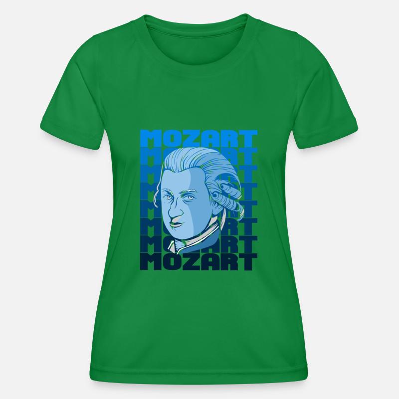 Mozart - Women's Functional T-Shirt - kelly green