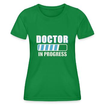 Docteur Docteur Travail Médecins - T-shirt sport Femme - vert - Devant - AI Model Female 172 dark (172cm)