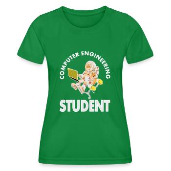 Computer Scientist Computer Science Student Program Gift - Women's Functional T-Shirt - kelly green - Front - AI Model Female 172 dark (172cm)