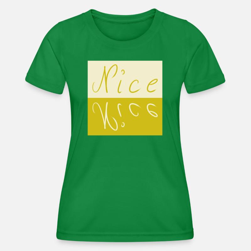 Nice - Women's Functional T-Shirt - kelly green