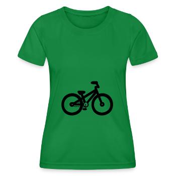 Bicycle Bike Sport - Women's Functional T-Shirt - kelly green - Front - AI Model Female 172 dark (172cm)