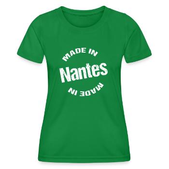 Hergestellt in Nantes blc - Frauen Funktions-T-Shirt - Kelly Green - Vorne - AI Model Female 172 dark (172cm)