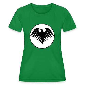 Eagle in flight - Women's Functional T-Shirt - kelly green - Front - AI Model Female 172 dark (172cm)