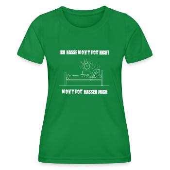 Assembly - Women's Functional T-Shirt - kelly green - Front - AI Model Female 172 dark (172cm)