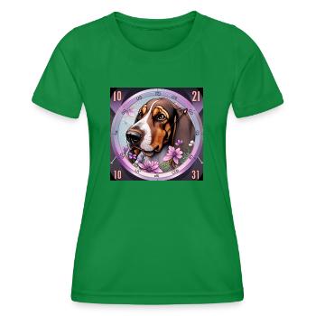 Toujours prêt - T-shirt sport Femme - vert - Devant - AI Model Female 172 dark (172cm)