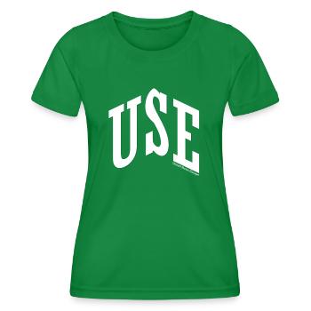 United States Europe - Frauen Funktions-T-Shirt - Kelly Green - Vorne - AI Model Female 172 dark (172cm)