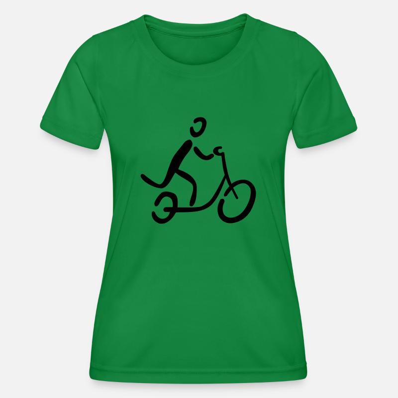 Kickbike - Women's Functional T-Shirt - kelly green