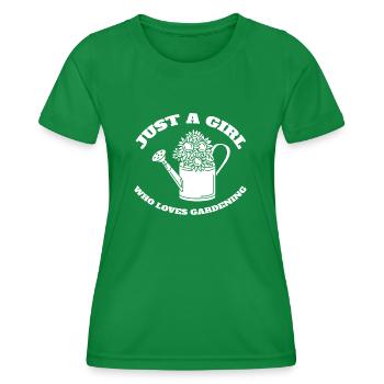 Jardinier amateur Mme Jardinier Verger - T-shirt sport Femme - vert - Devant - AI Model Female 172 dark (172cm)