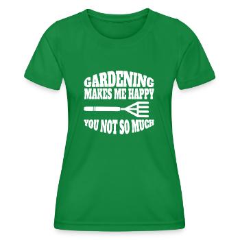 Gärtner Geschenk Hobbygärtner Garten Obstgarten - Frauen Funktions-T-Shirt - Kelly Green - Vorne - AI Model Female 172 dark (172cm)