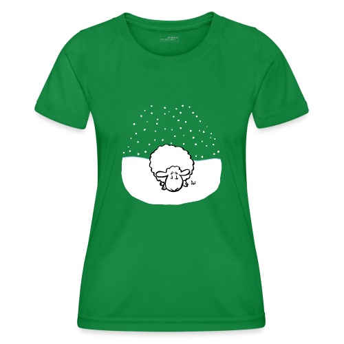 Moutons enneigés - T-shirt sport Femme