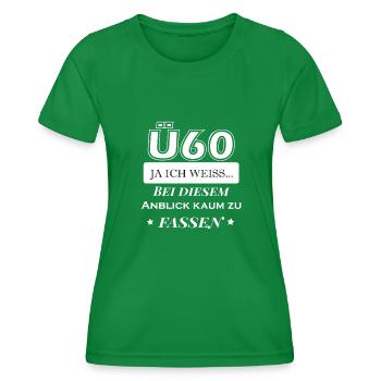 Ü60 - Frauen Funktions-T-Shirt - Kelly Green - Vorne - AI Model Female 172 dark (172cm)