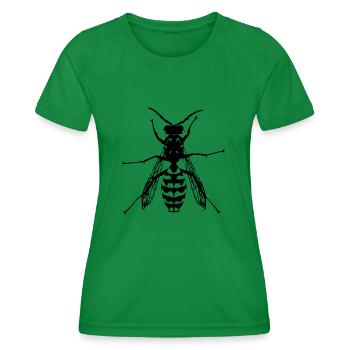 Guêpe - T-shirt sport Femme - vert - Devant - AI Model Female 172 dark (172cm)