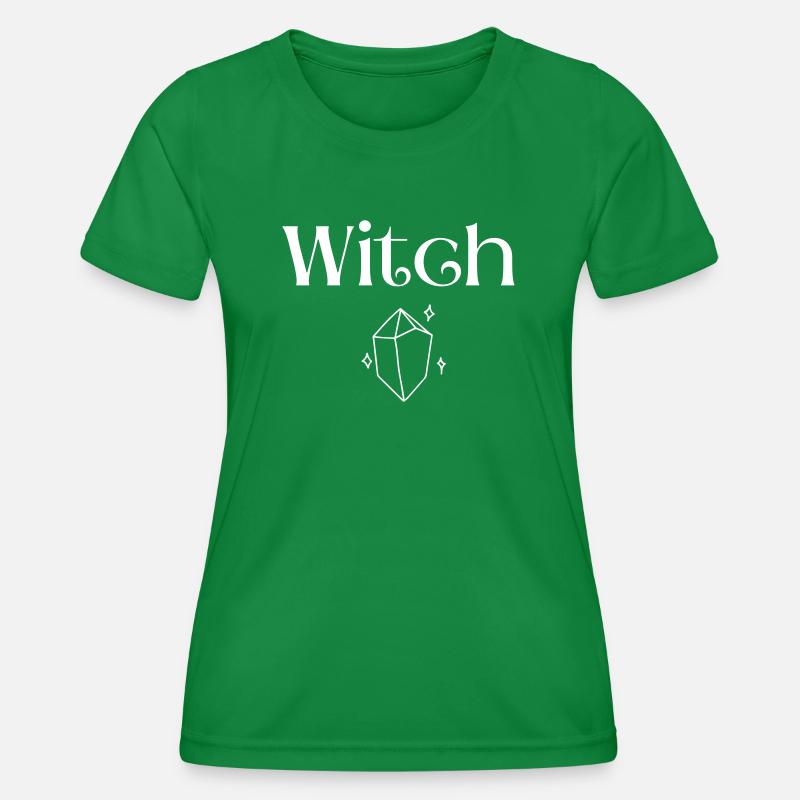 Witch - Women's Functional T-Shirt - kelly green
