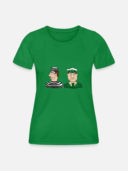 Polizei - Frauen Funktions-T-Shirt - Kelly Green
