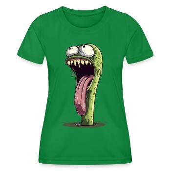 Slime Monster - Frauen Funktions-T-Shirt - Kelly Green - Vorne - AI Model Female 172 dark (172cm)